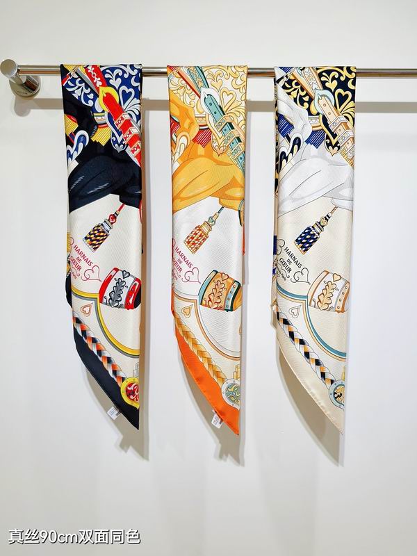 Hermes silk scarf hm40